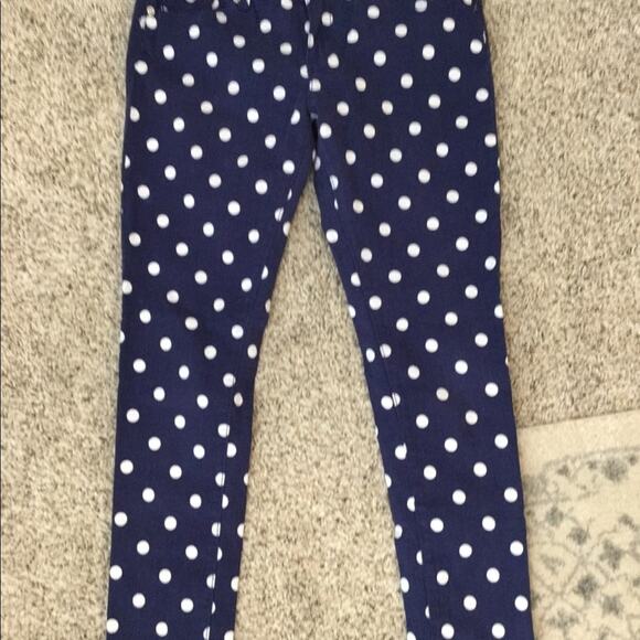 JEGGINGS navy and white polka dot Medium - Picture 2 of 5